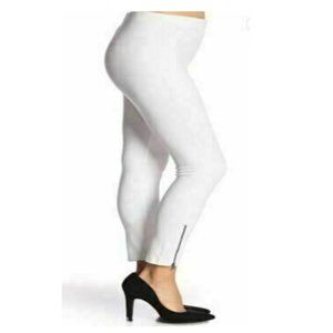 Ankle Zip Simply Stretch Skimmer Leggings- Sixe XL